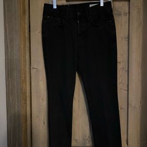 All Saints Women’s 28 Black Pistol Straight Leg Jeans